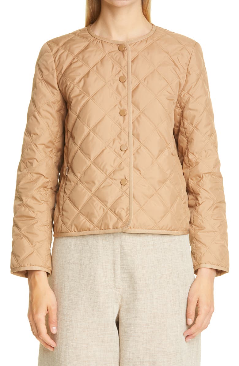 Lafayette 148 New York Kade Alpine Quilted Down Jacket, Main, color, 