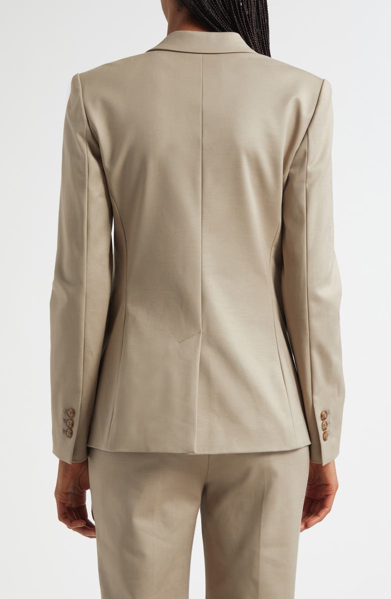 Emporio Armani Cotton Couture One-Button Blazer, Alternate, color, Sand
