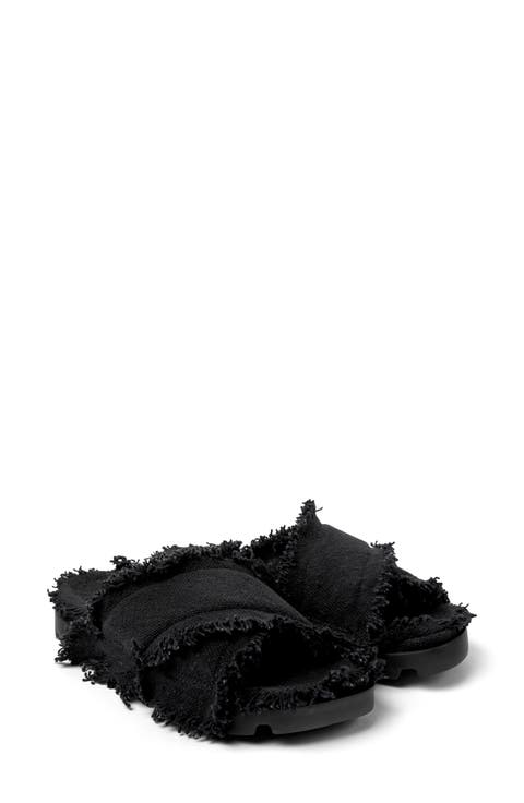Brutus Frayed Canvas Sandal (Women)
