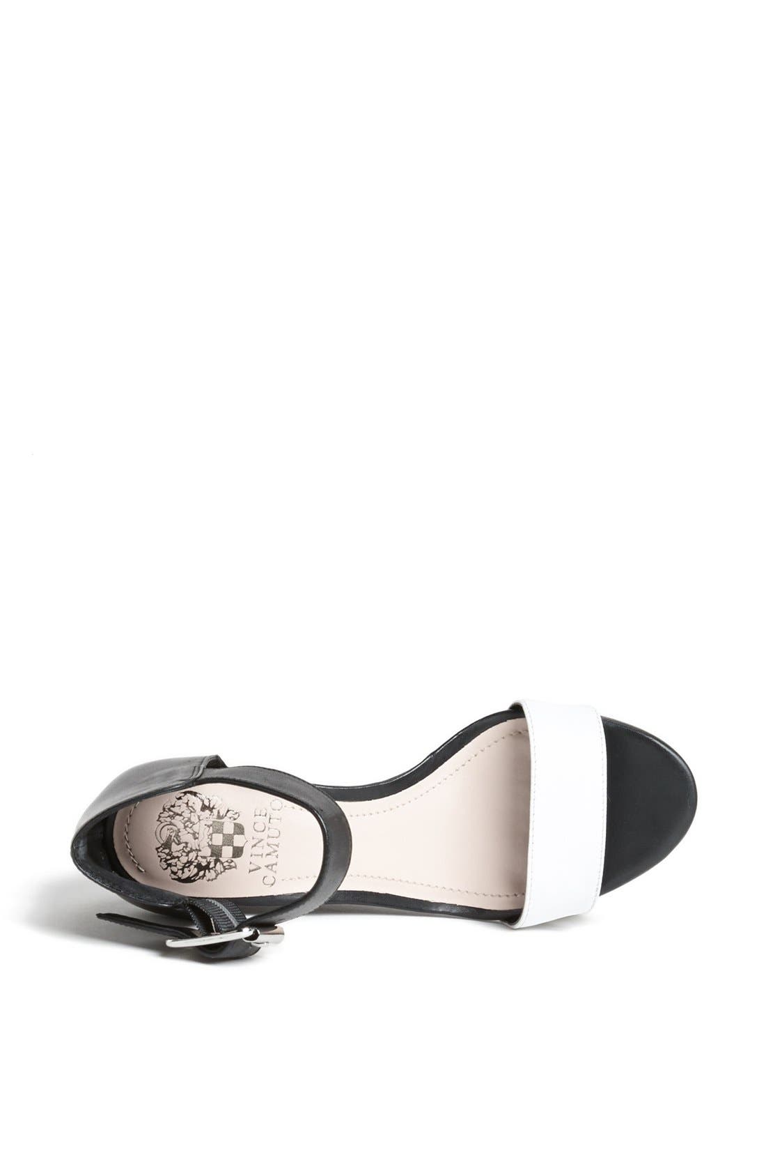 Vince Camuto 'Luciah' Ankle Strap Wedge Sandal, Alternate, color, 