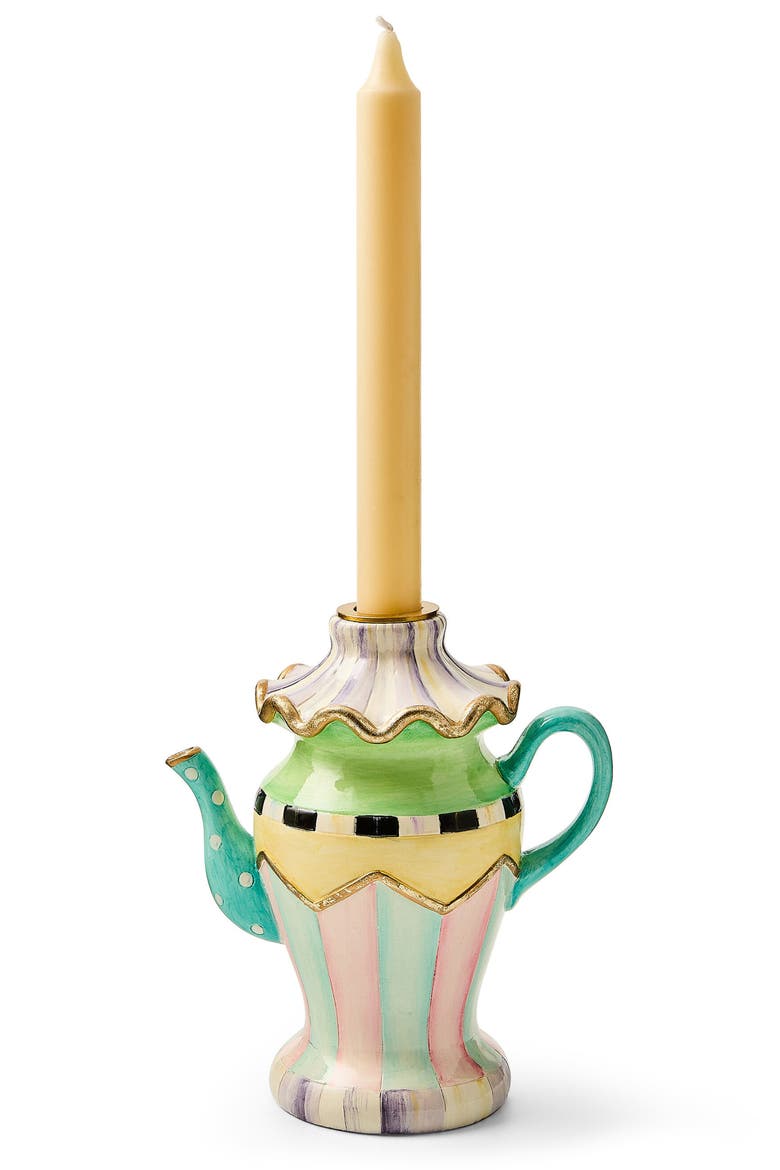 Violet Teapot Candleholder, Alternate, color, VIOLET MULTI