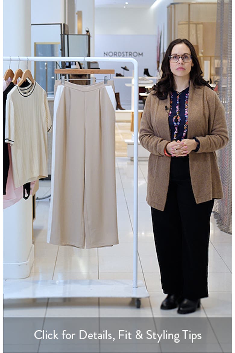 Side Stripe Wide Leg Pants video