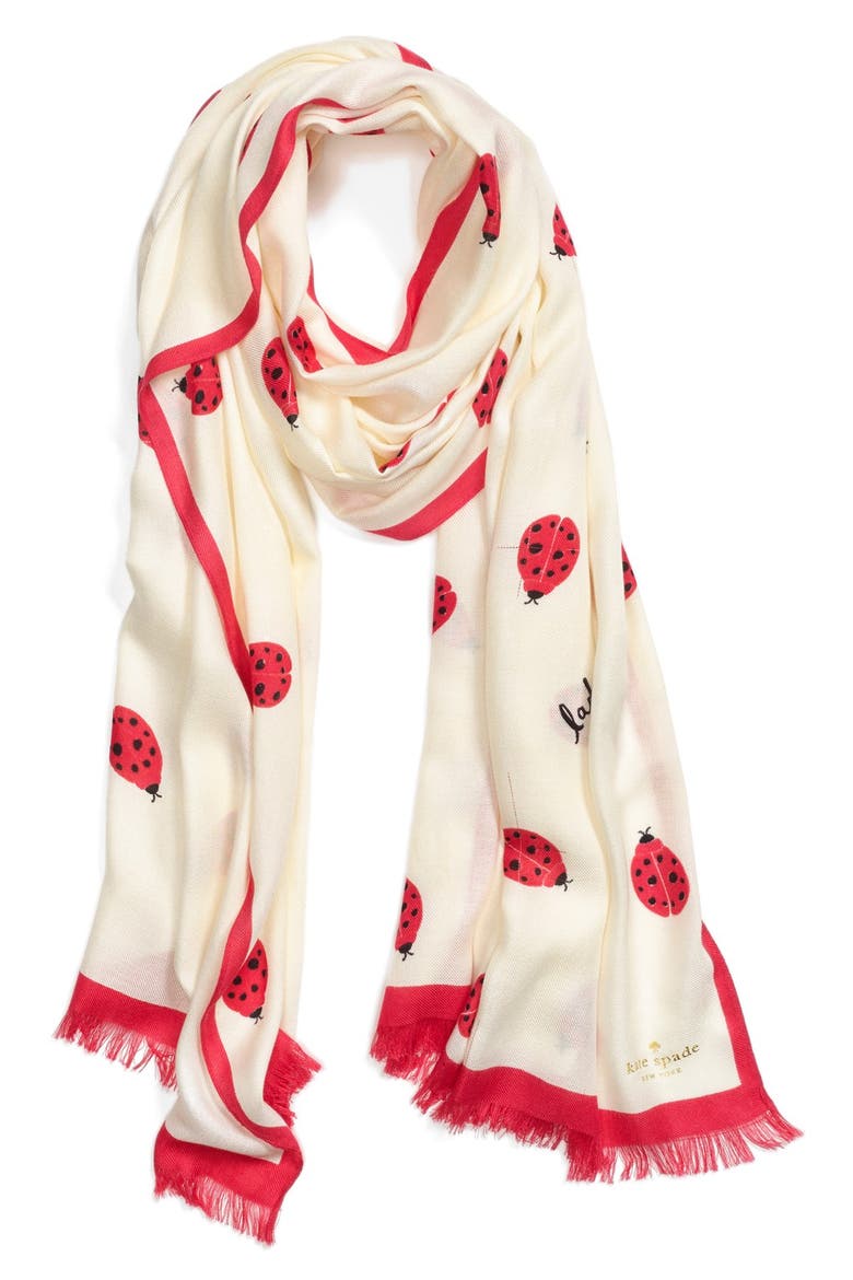 'ladies first' scarf, Alternate, color, ALADDIN PINK MULTI