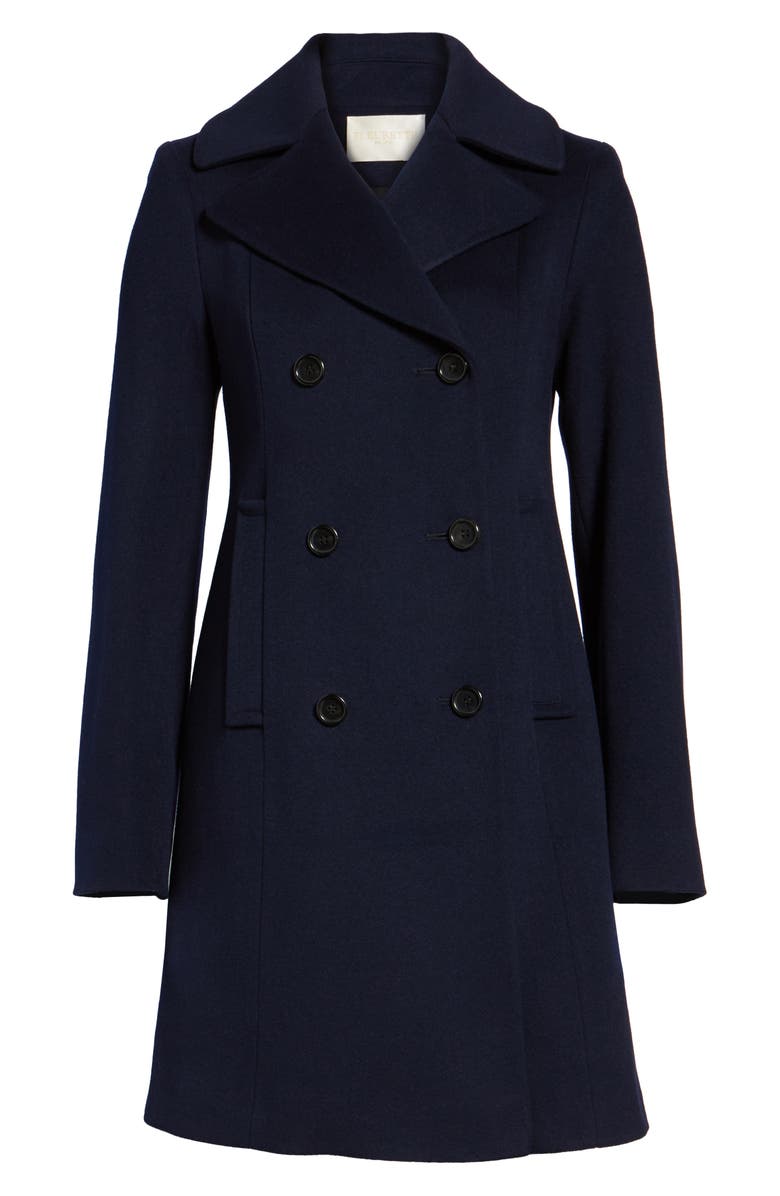Fleurette Double Breasted Loro Piana Wool Coat, Alternate, color, 