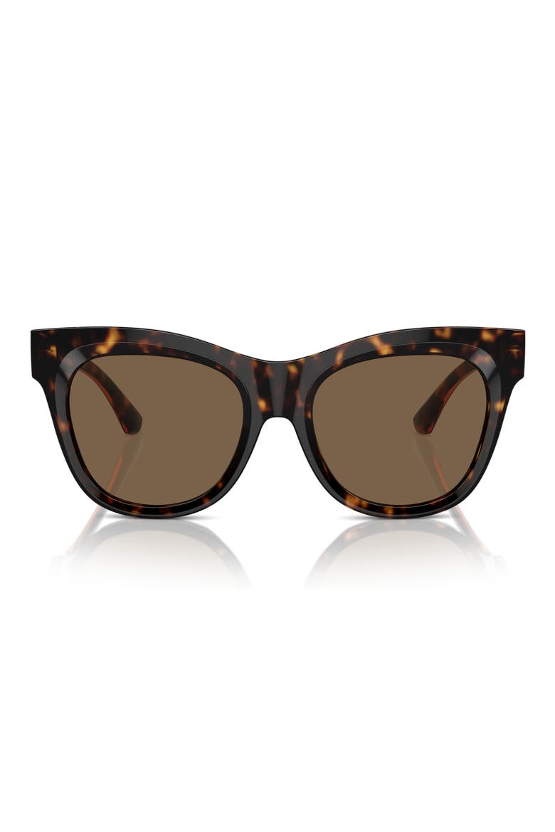 54mm Square Sunglasses, Alternate, color, DK HAVANA