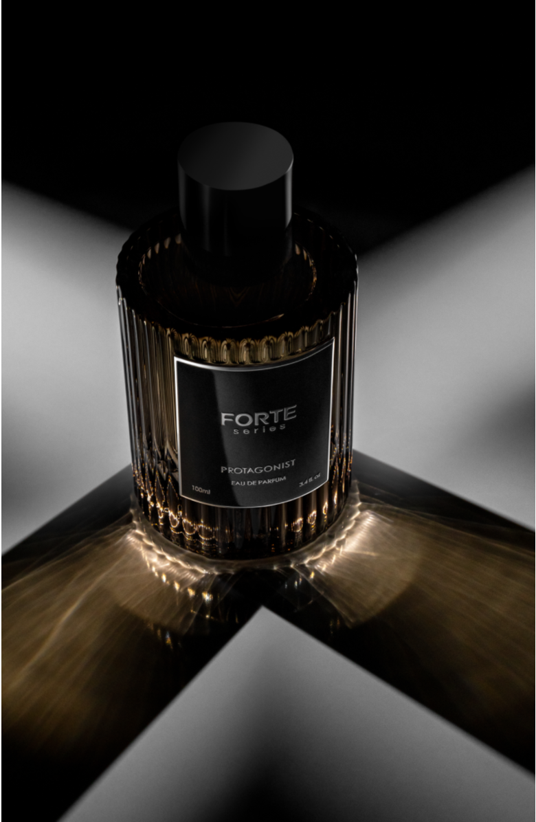 Forte Series Protagonist Eau de Parfum (3.4 oz ) ,  Sweet & Woody, Alternate, color, Black