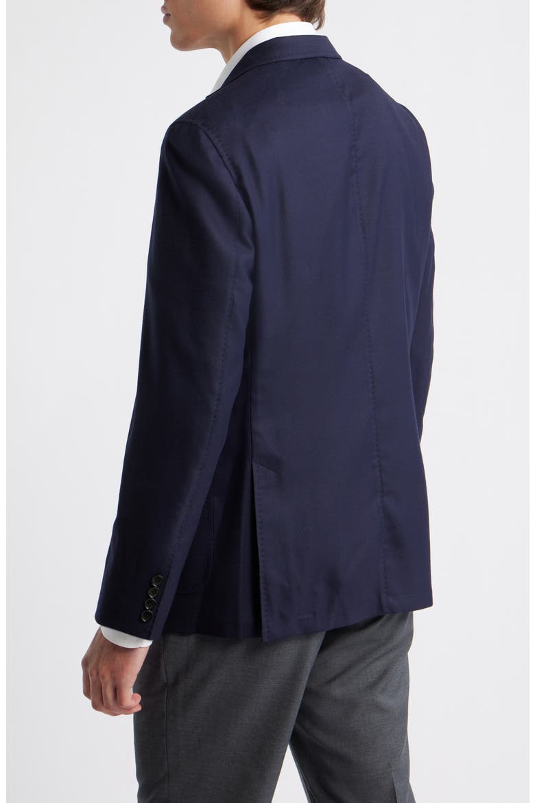Navy Wool Stretch Twill Blazer, Alternate, color, NAVY