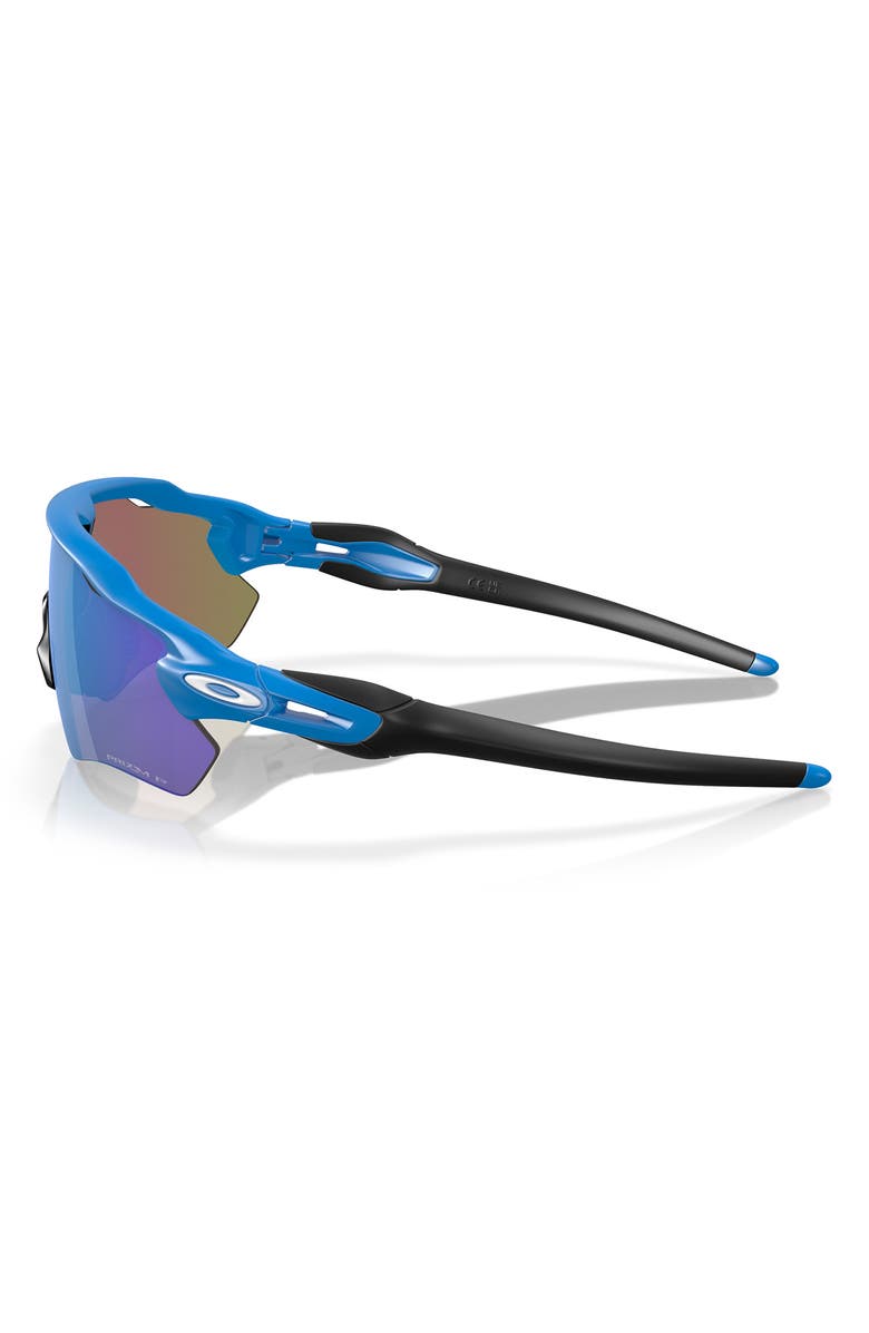Oakley Radar<sup>®</sup> EV Path<sup>®</sup> Prizm<sup>™</sup> Polarized Wrap Shield Sunglasses, Alternate, color, Sapphire