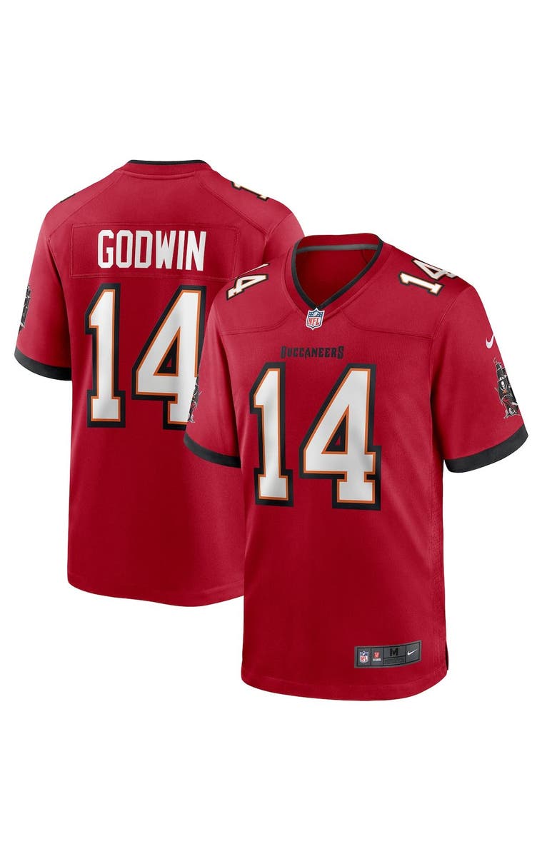 Nike Men's Nike Chris Godwin Red Tampa Bay Buccaneers Game Player Jersey, Alternate, color, Red