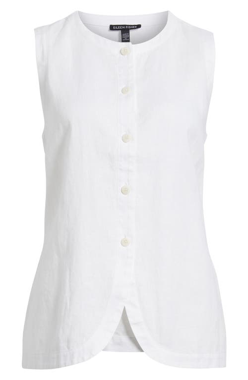 EILEEN FISHER EILEEN FISHER ORGANIC LINEN LONG VEST