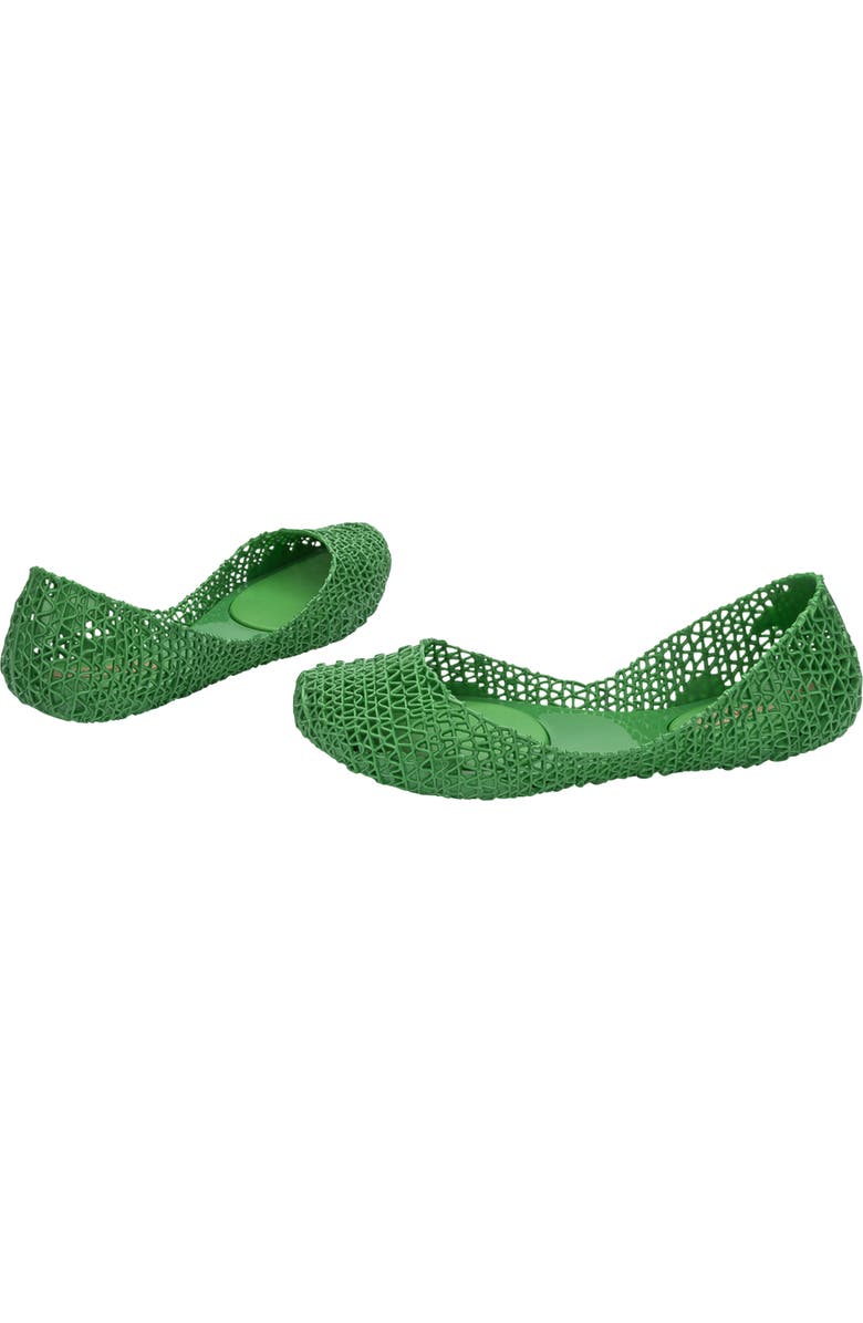Melissa Campana Papel Flat, Alternate, color, Metallic Green