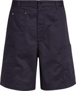 Givenchy Herringbone Denim Cargo Bermuda Shorts