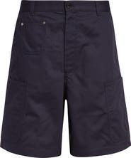 Givenchy Herringbone Denim Cargo Bermuda Shorts