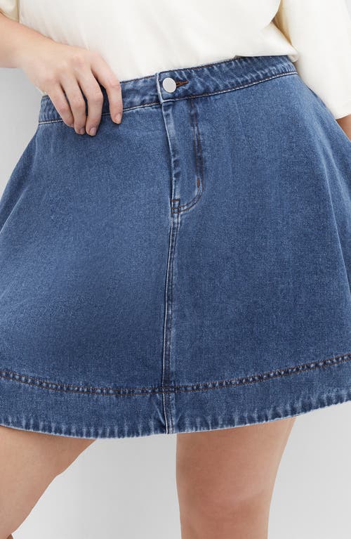 CITY CHIC CITY CHIC FLARED DENIM SKIRT