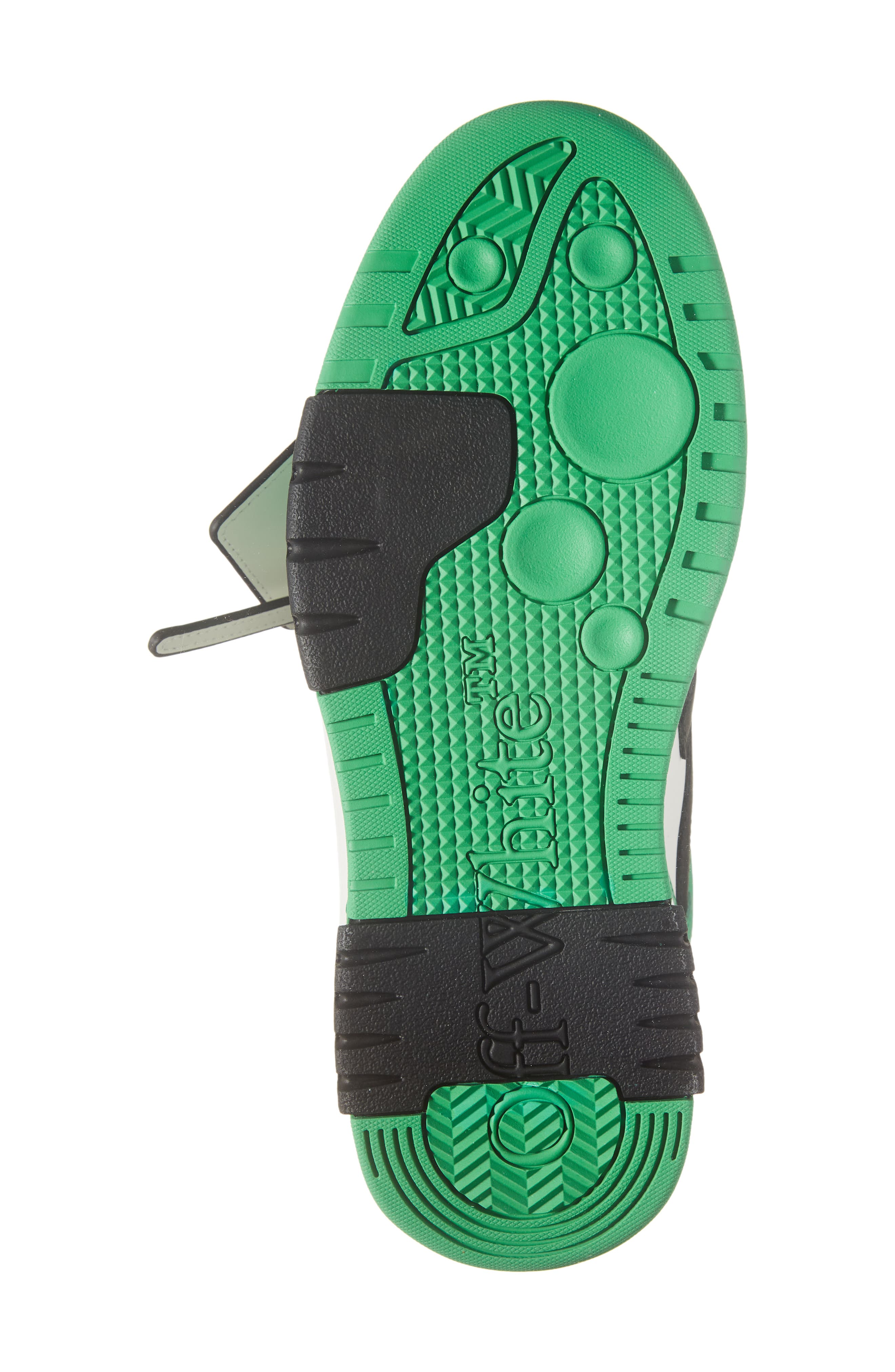 Off-White Out of Office Low Top Sneaker, Alternate, color, Green Black