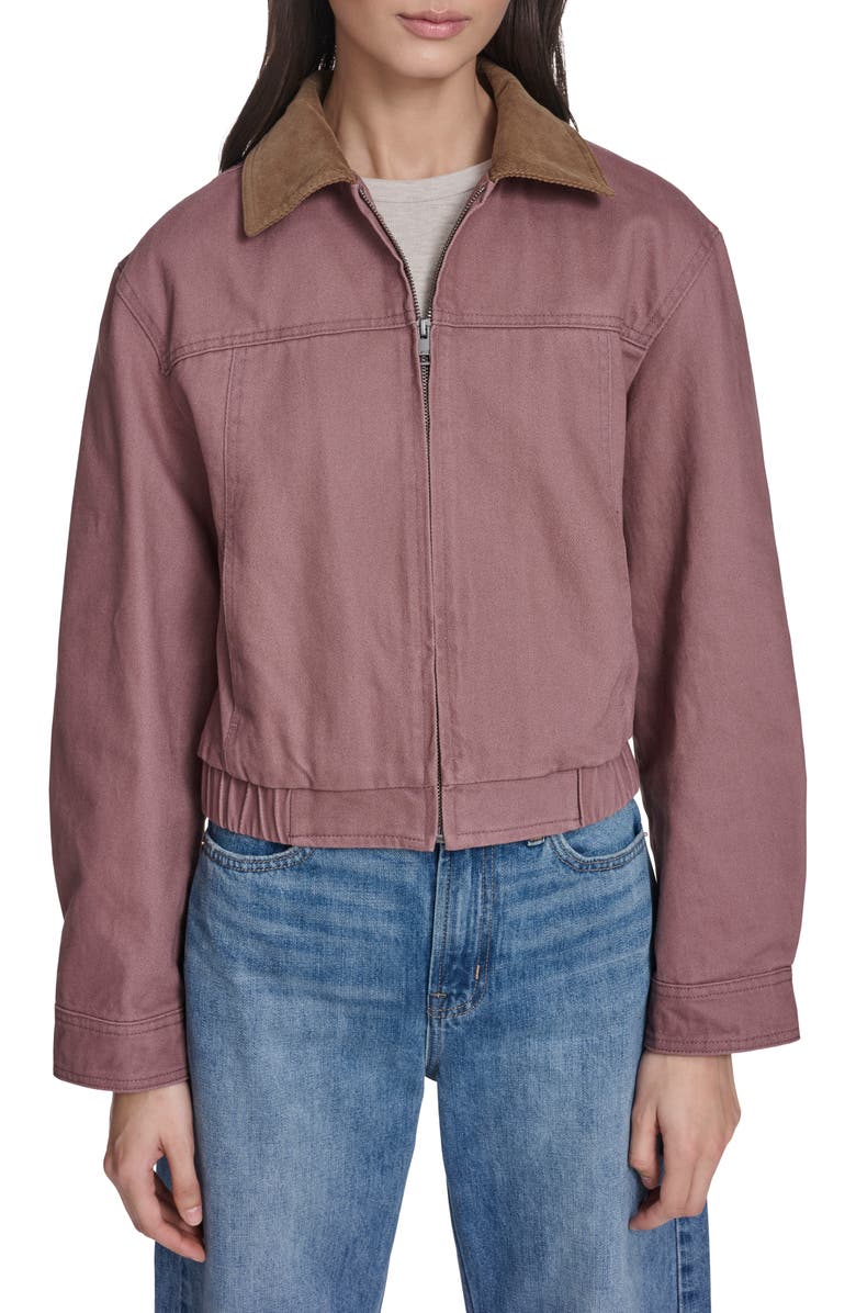 Levi's Corduroy Collar Chore Jacket, Main, color, Mauve
