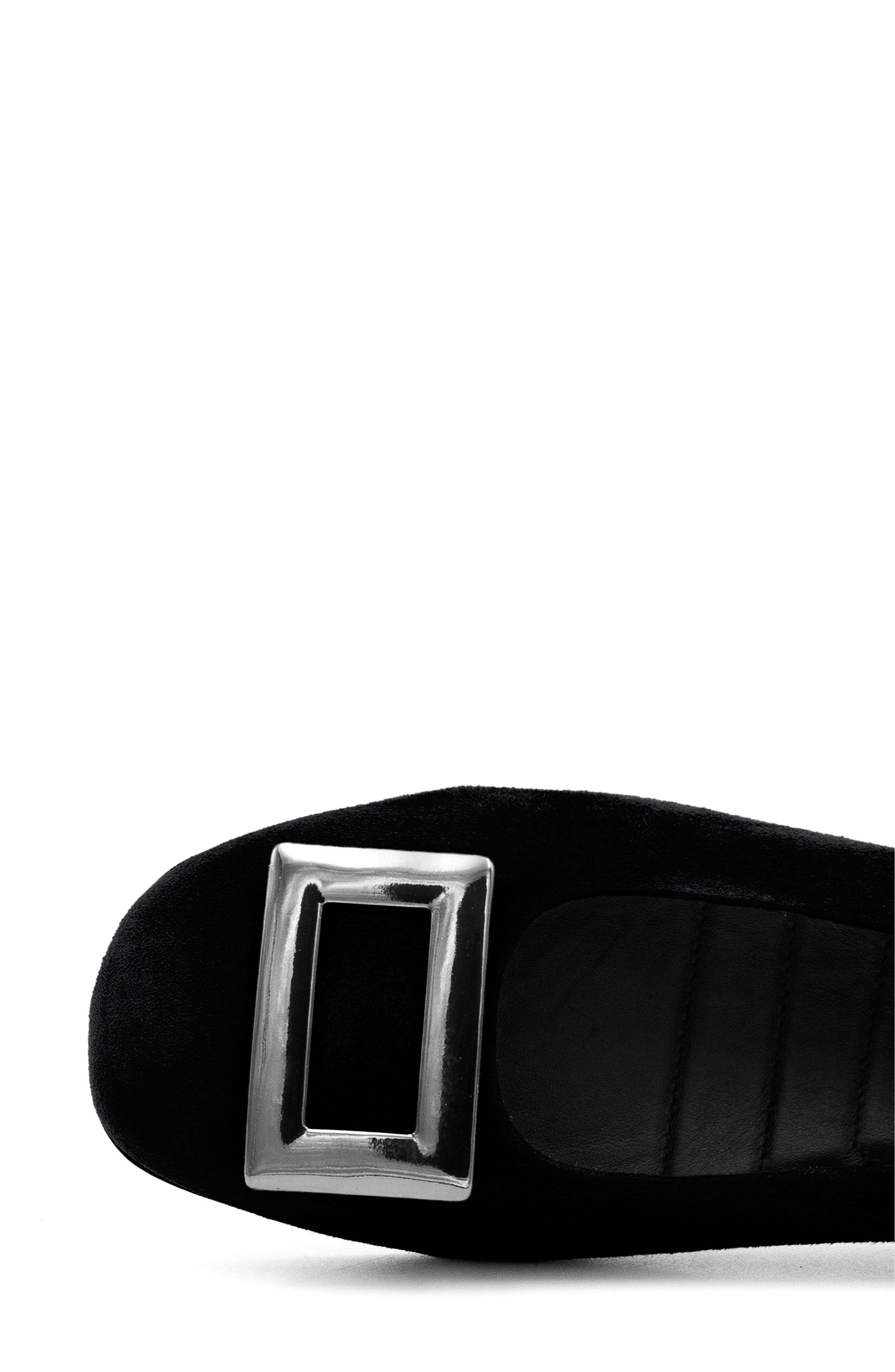 Sabino Leather Flat, Alternate, color, BLACK