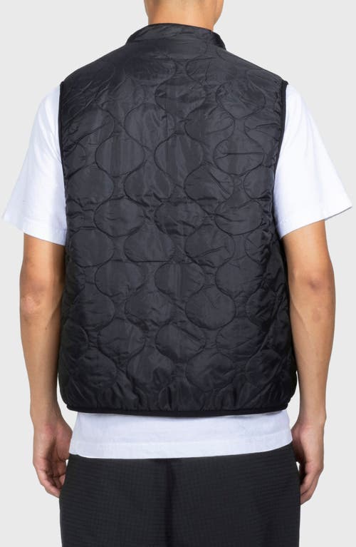 Pleasures Felis Reversible Vest In Black