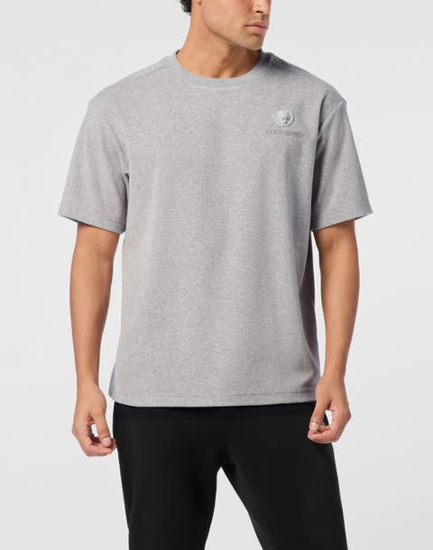Sponge Cotton Round Neck T-Shirt Men