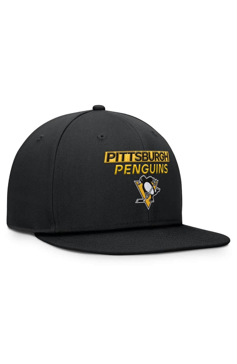 FANATICS Men's Fanatics Black Pittsburgh Penguins Authentic Pro Prime Snapback Hat, Alternate, color, Black