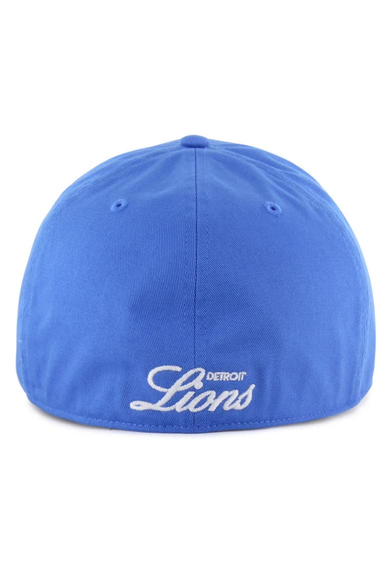 Men's '47  Blue Detroit Lions Foundational Franchise Fitted Hat, Alternate, color, Blue