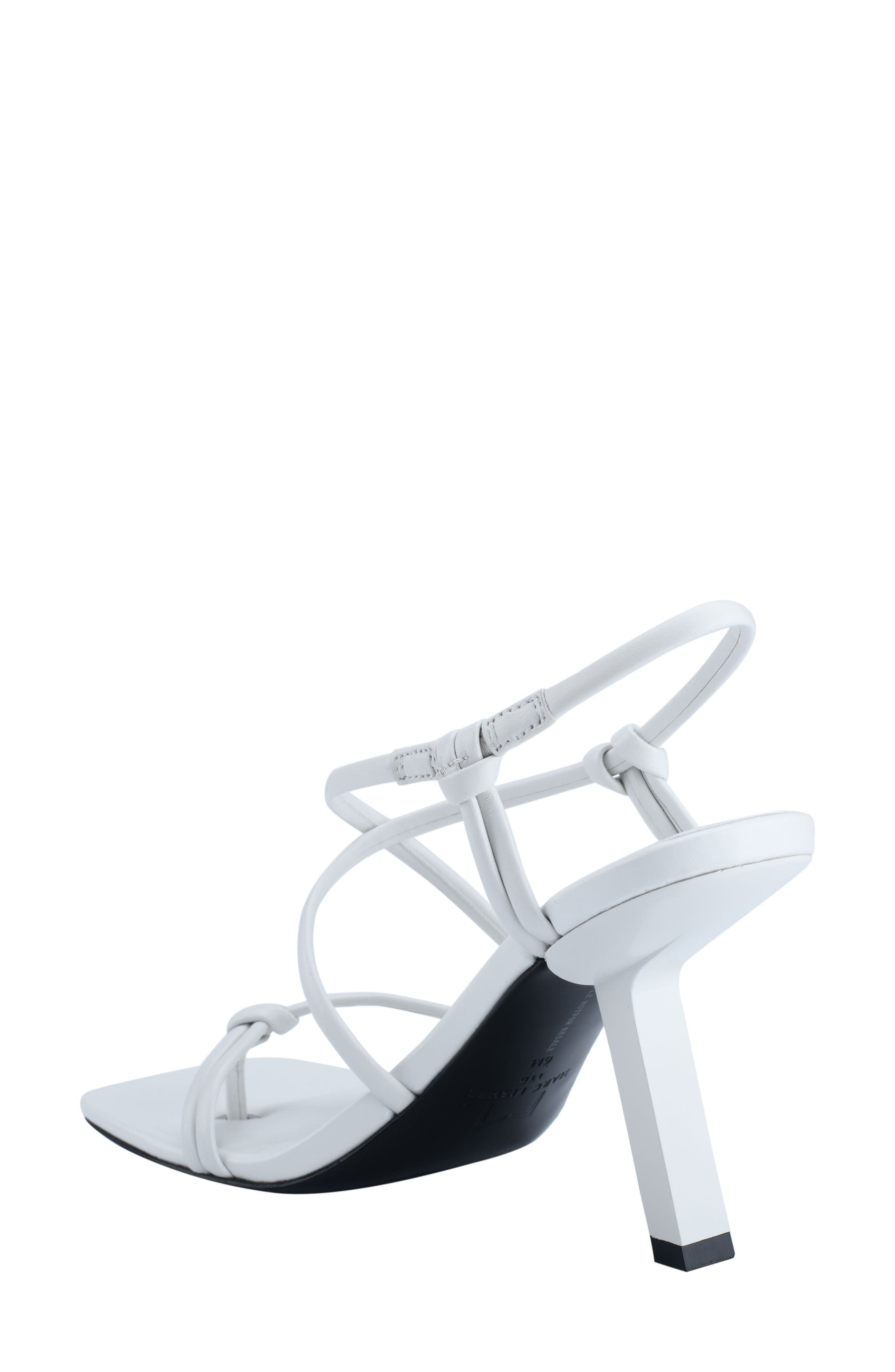 Gadella Strappy Sandal, Alternate, color, WHITE