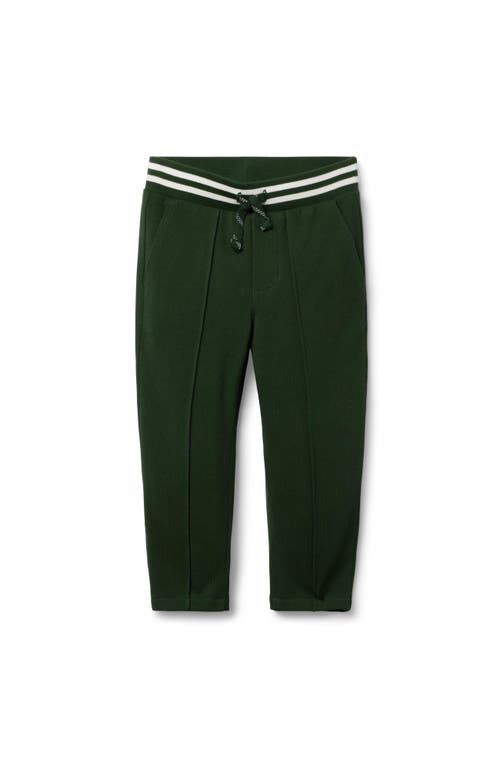Janie And Jack The Pique Pintuck Jogger In Green