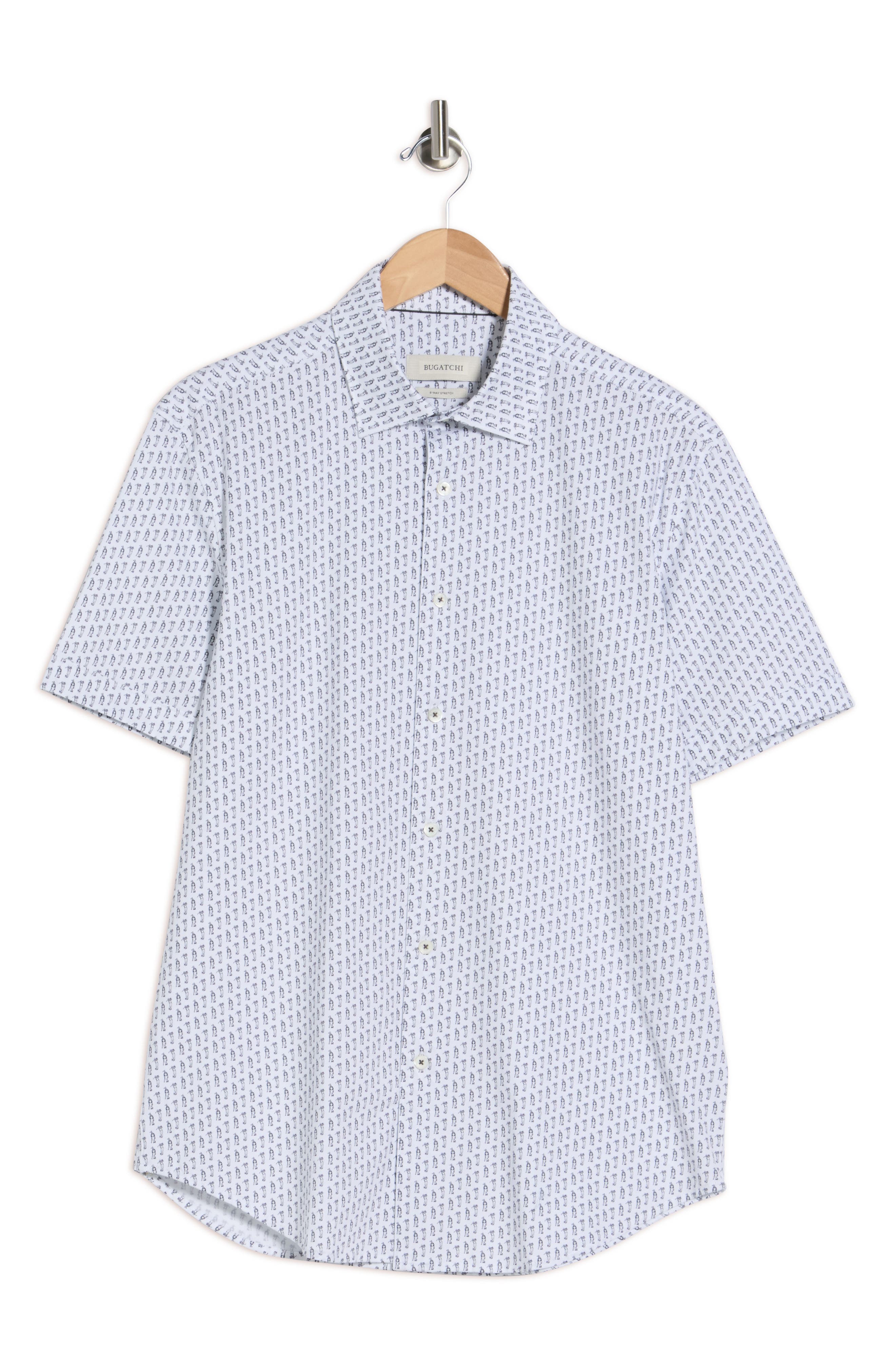 Bugatchi Short Sleeve Woven Shirt