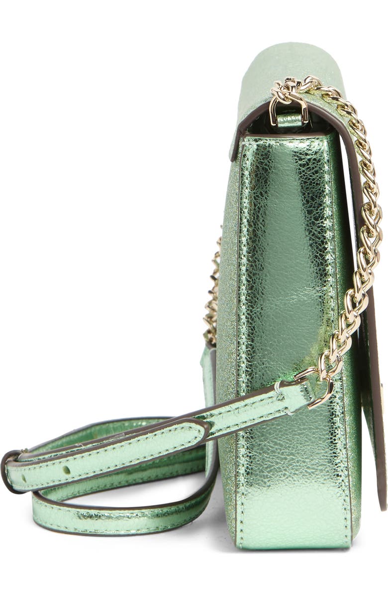 Kate Spade New York kenzie glitter convertible crossbody bag, Alternate, color, Seawater