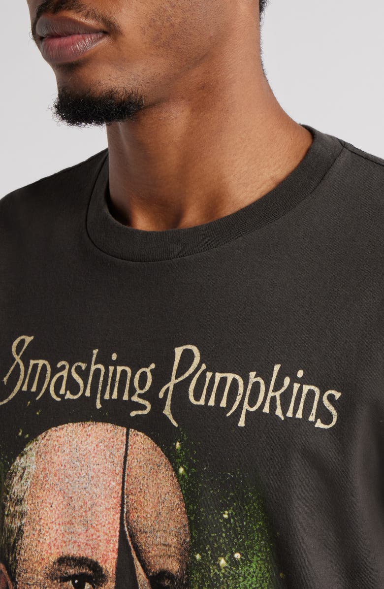 Merch Traffic Smashing Pumpkins Peaking Port Crop Graphic T-Shirt, Alternate, color,