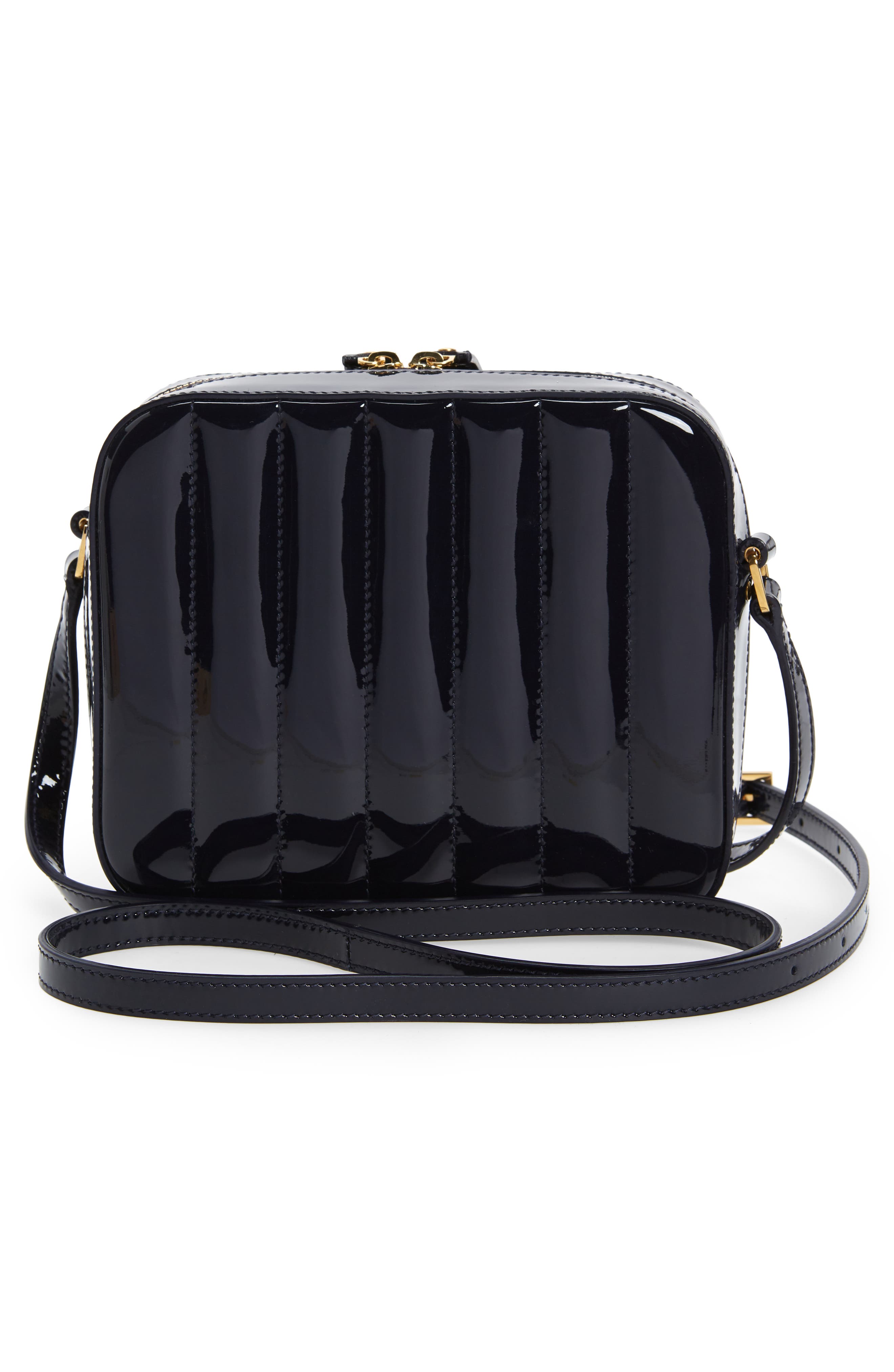 Vicky Leather Camera Bag, Alternate, color, DARK NOTTE