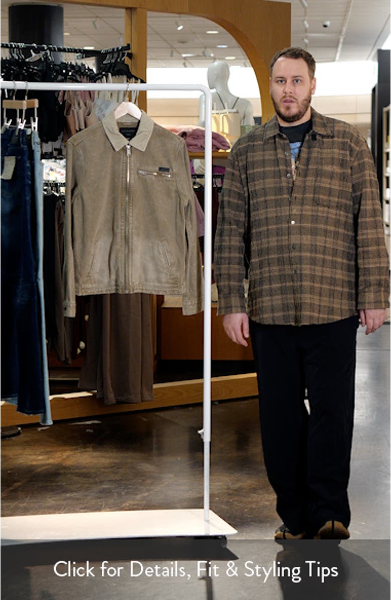 Rothwell Washed Cotton Zip Overshirt, sales video thumbnail