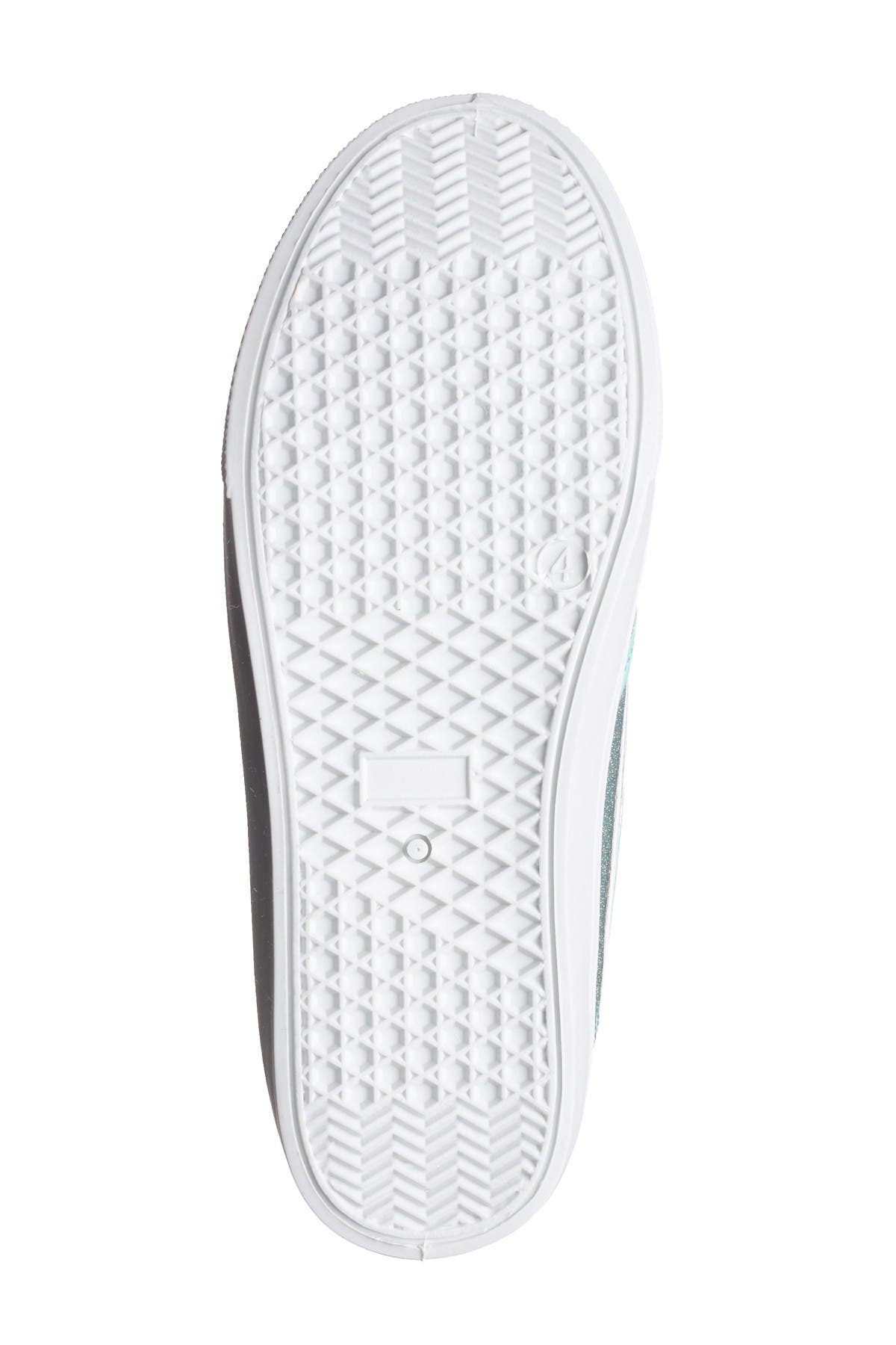 OLIVIA MILLER Perforated Glitter Slip-On Sneaker, Alternate, color, 