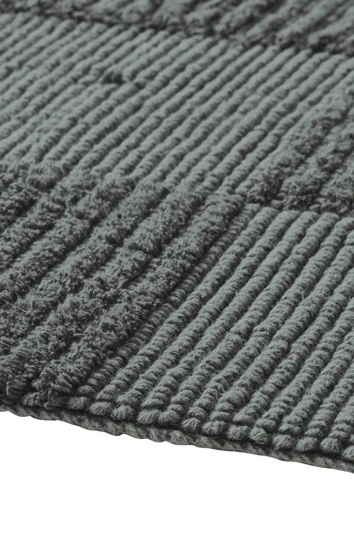 Vcny Home Stonewash Bath Rug In Black
