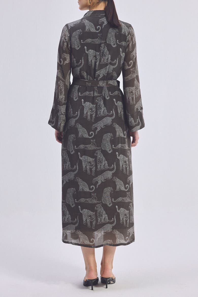 Relaxed-Fit Shirt Dress, Alternate, color, Black