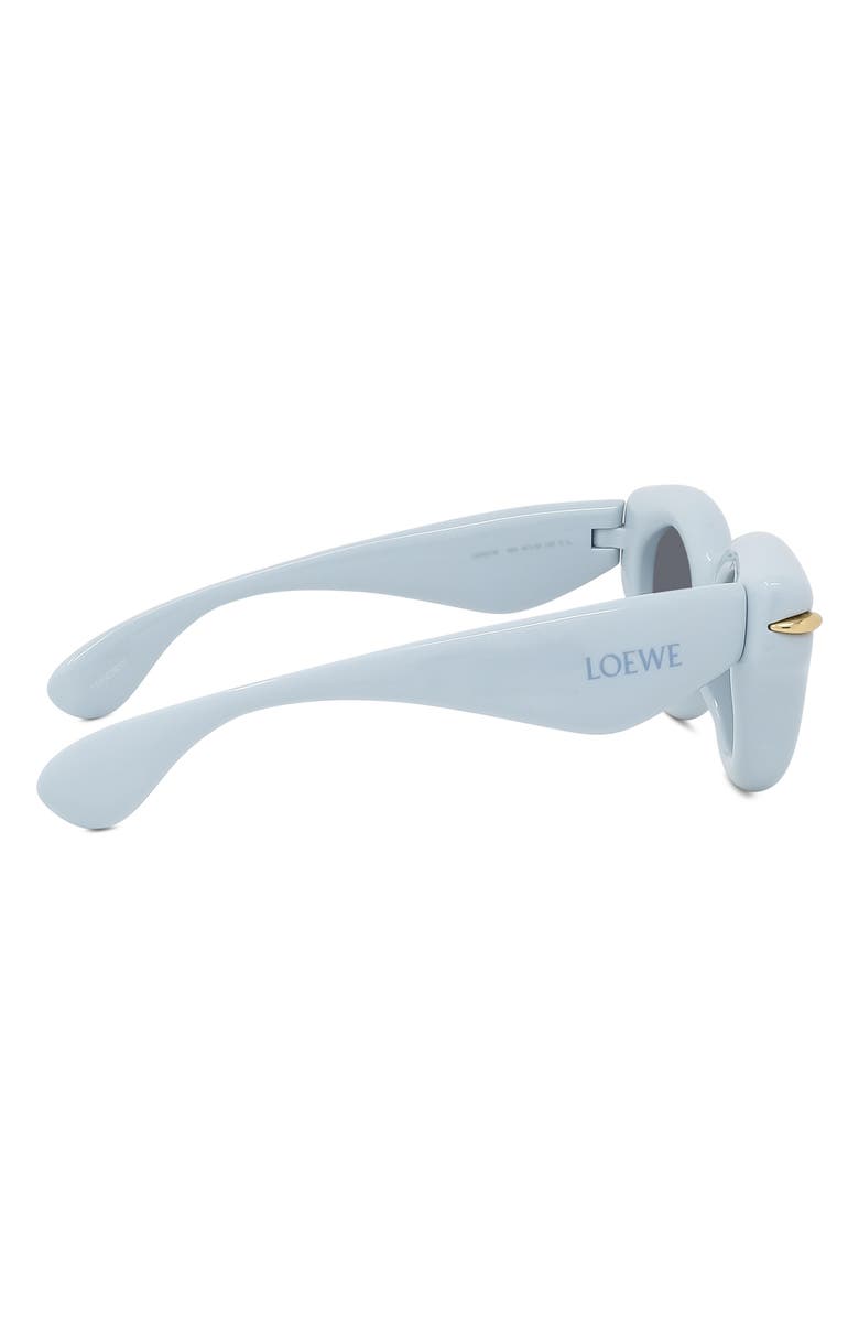 Loewe Inflated Pantos 46mm Small Round Sunglasses, Alternate, color, 