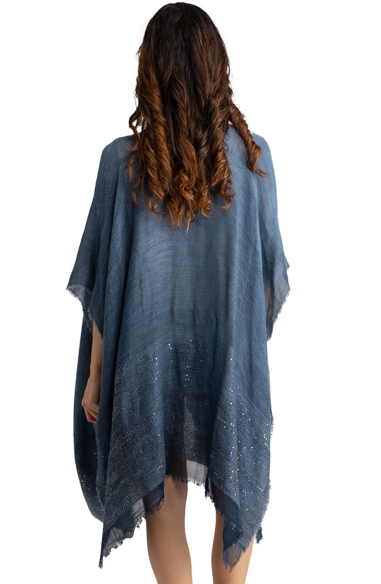 SAACHI Raven Sequin Wrap, Alternate, color, Blue