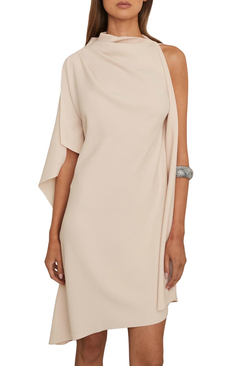 Reiss Ellery One-Shoulder Asymmetric Hem Dress, Alternate, color,