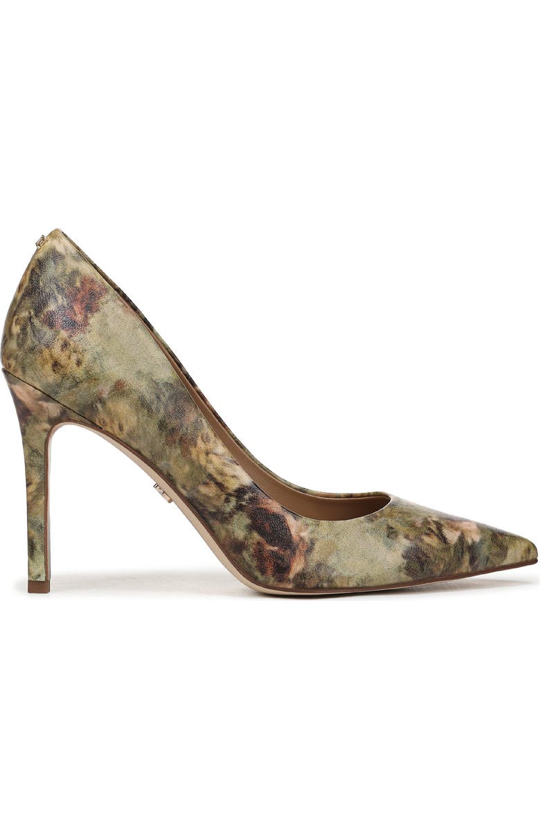 Sam Edelman Hazel Pointed Toe Pump, Alternate, color, Sage Multi