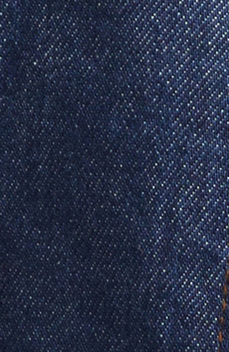 Zimmermann Belted Denim Cargo Miniskirt, Alternate, color, Ink