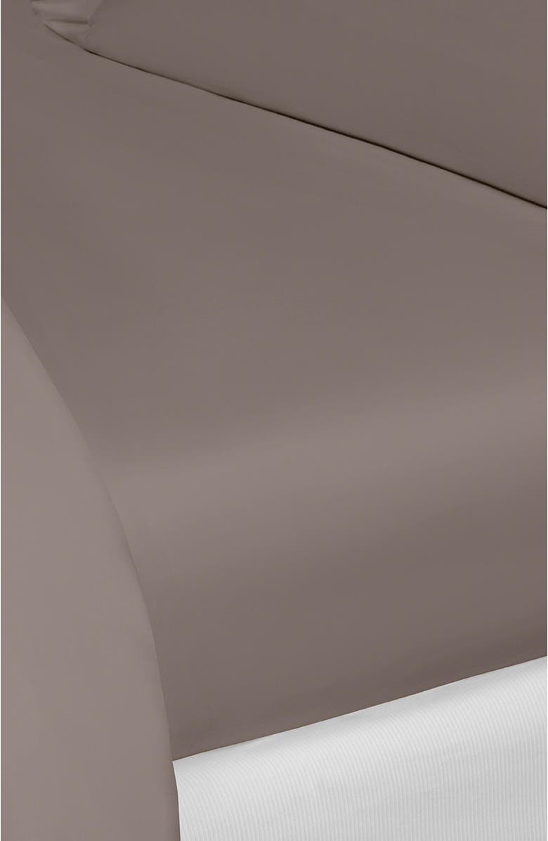 Togas Royal Flat Sheet, Alternate, color, Brown