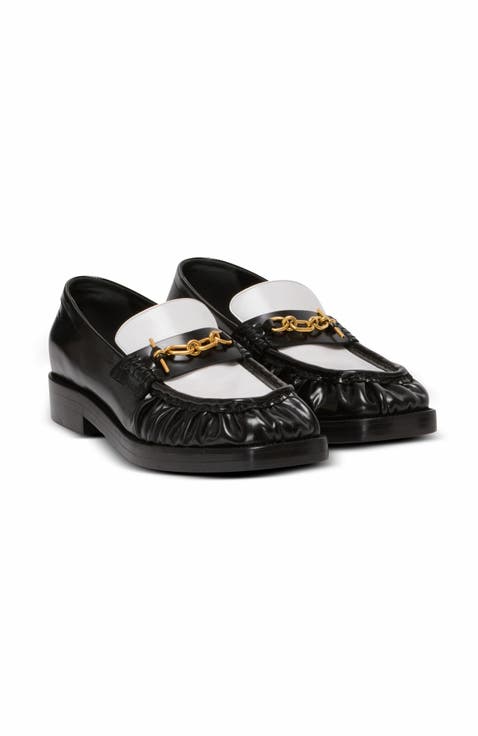 Sync Glazed Leather Loafers