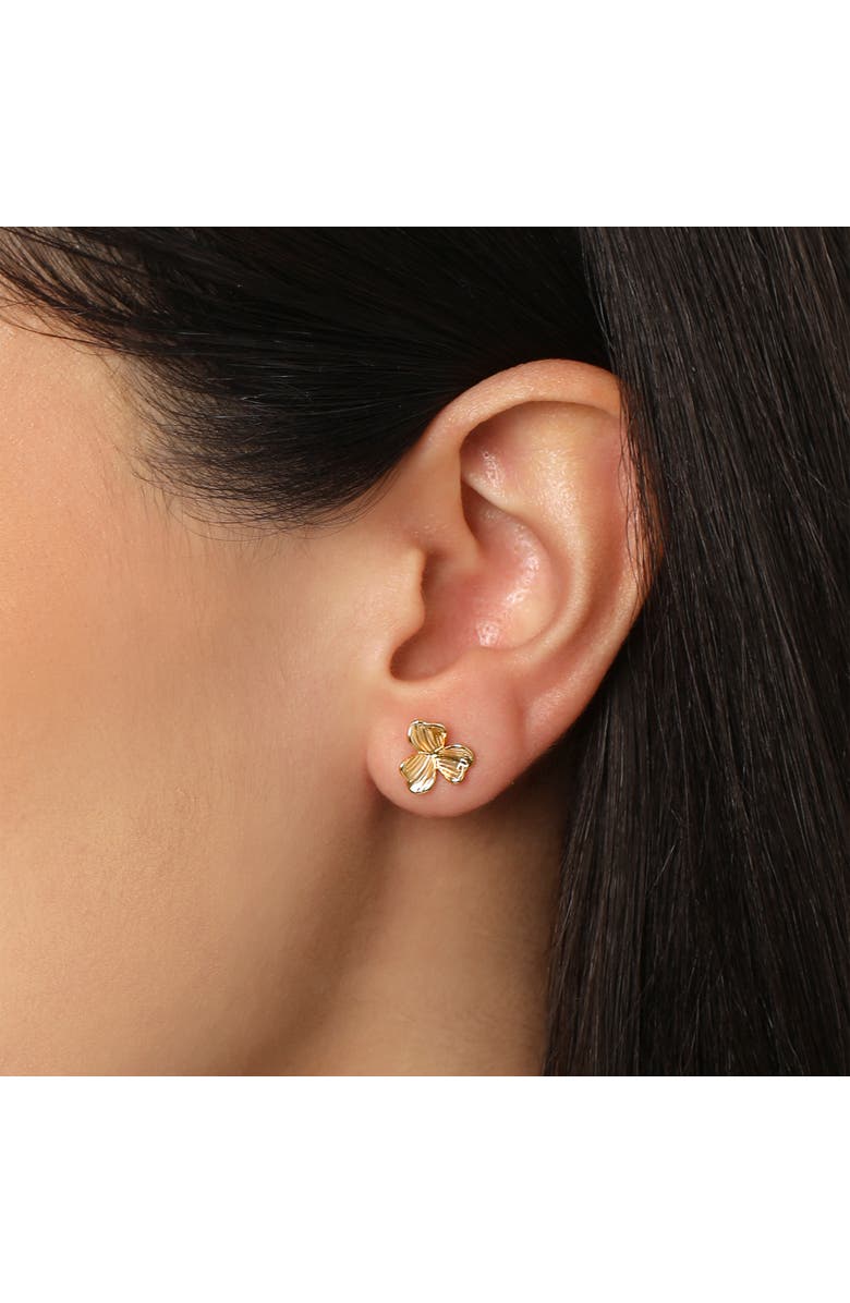 Jessica Simpson Gold-Tone Bow, Butterfly & Pearl Stud & Hoop Earring Set, 12 Pairs, Alternate, color, Gold