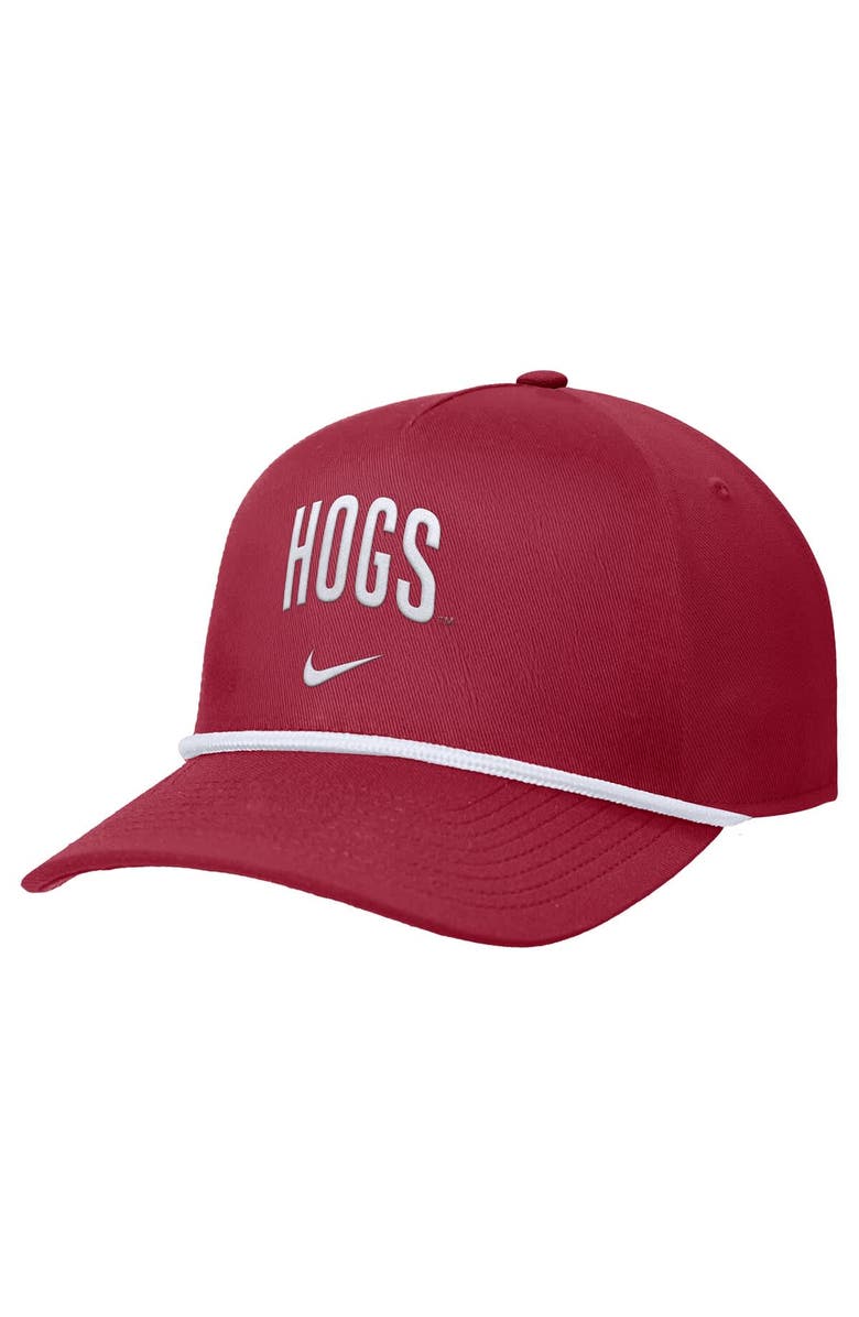 Nike Men's Nike Cardinal Arkansas Razorbacks Rise Adjustable Hat, Main, color, Cardinal