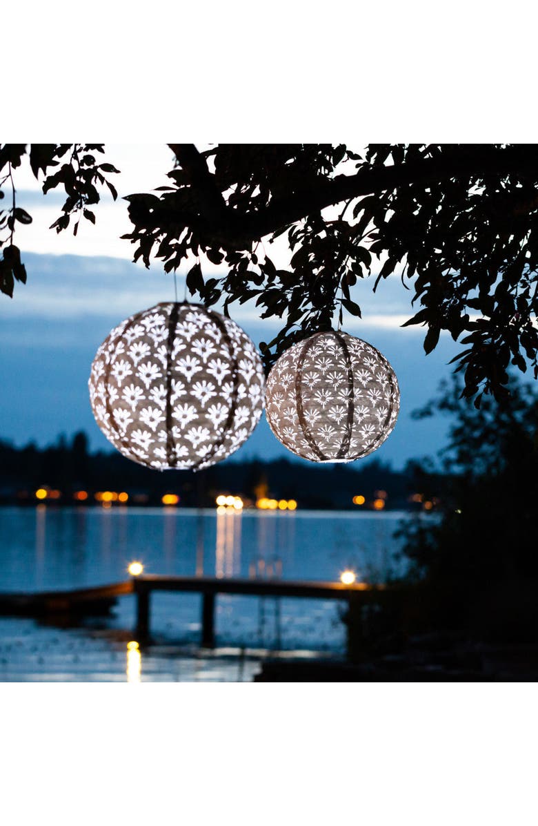 Allsop Home & Garden Soji Stella - Deco Globe Solar Lantern, Alternate, color, White