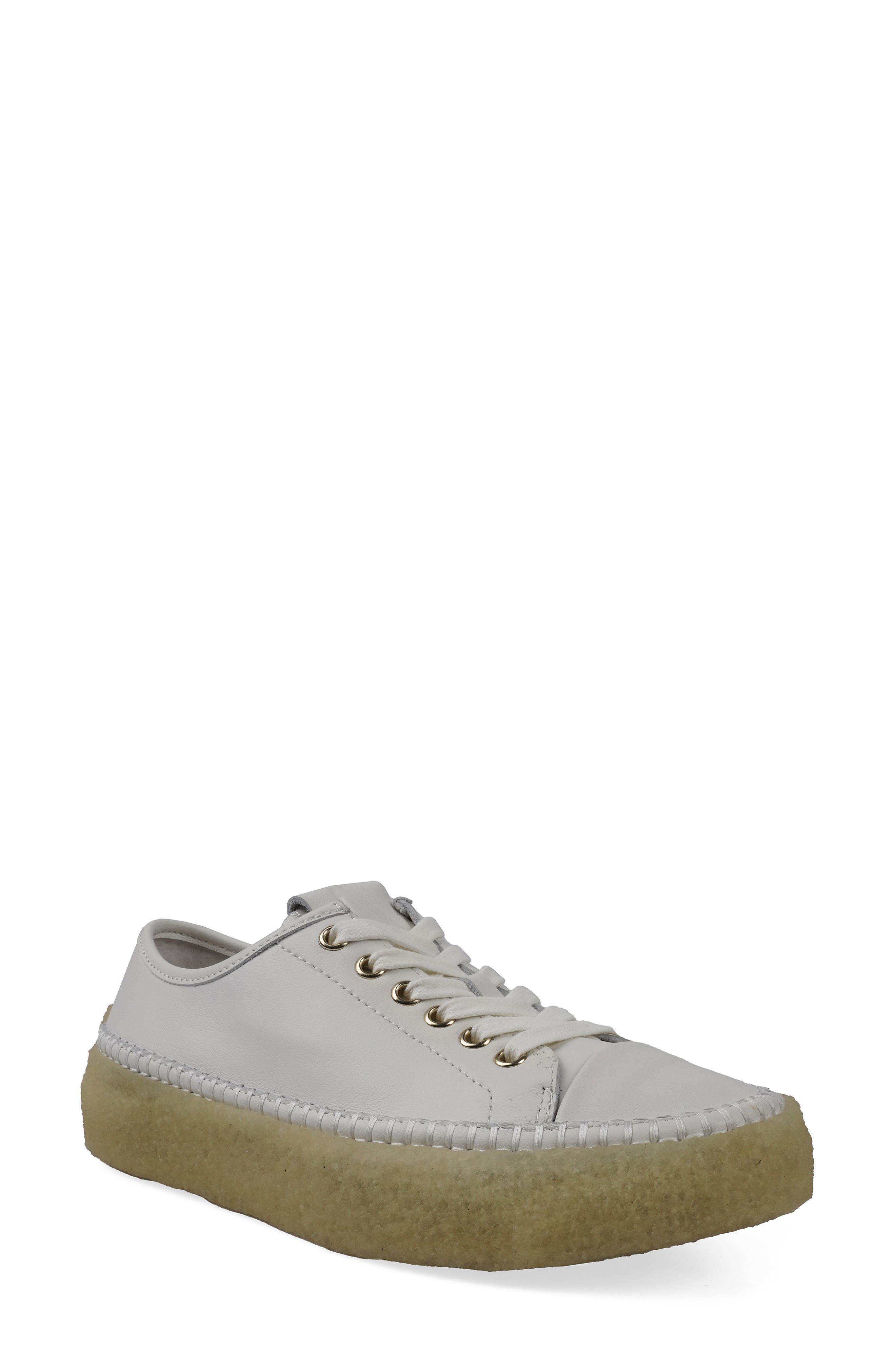 Artisan Crafted By Zigi Clover Low Top Sneaker, Main, color, White Leather