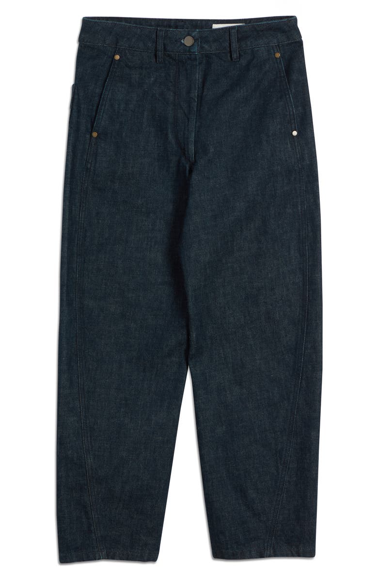 Lemaire High Waist Twist Crop Jeans, Alternate, color,