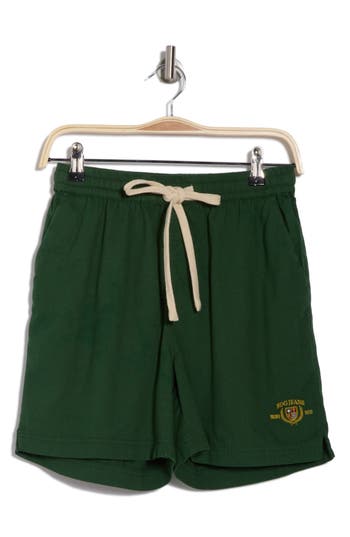 Shop Bdg Urban Outfitters Stripe Cotton Twill Shorts In Green