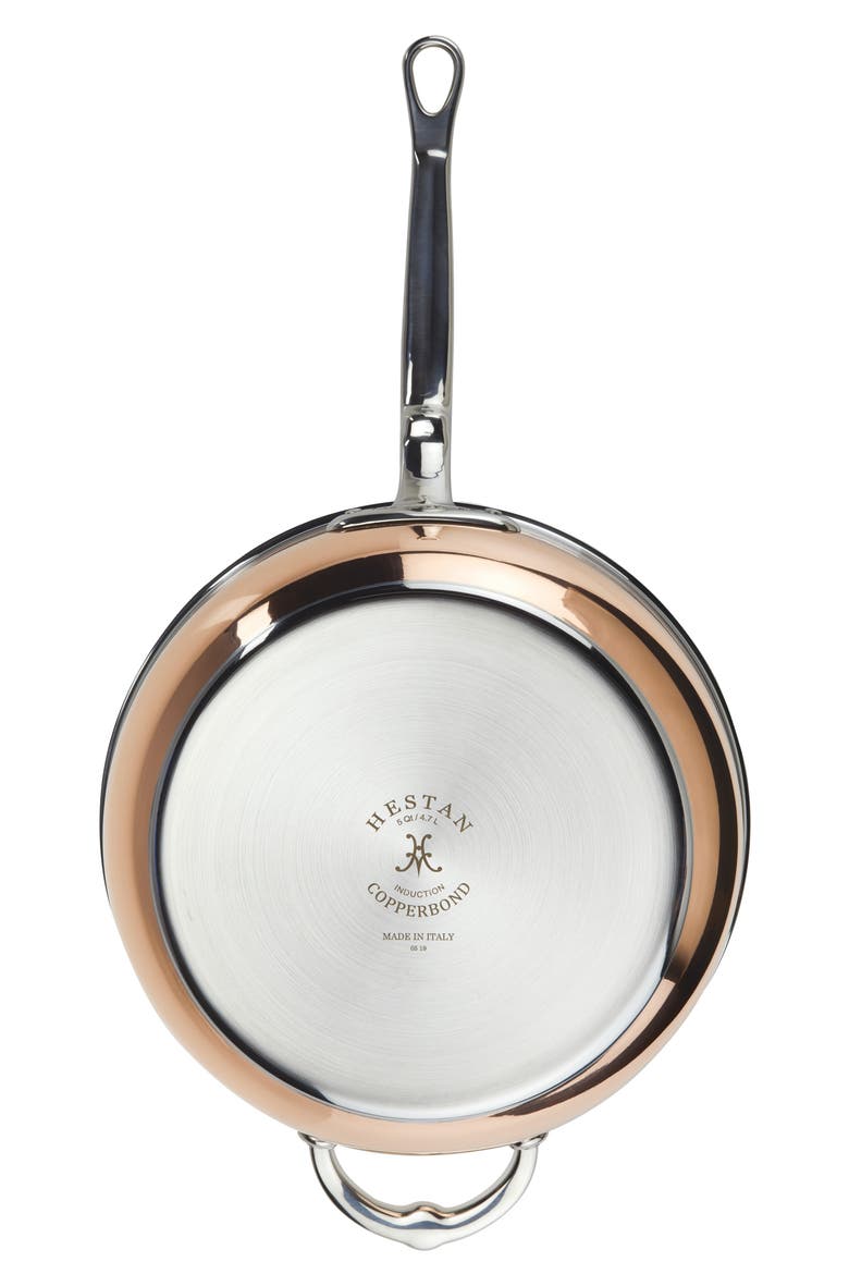 CopperBond 5-Quart Essential Pan with Lid, Alternate, color, COPPER