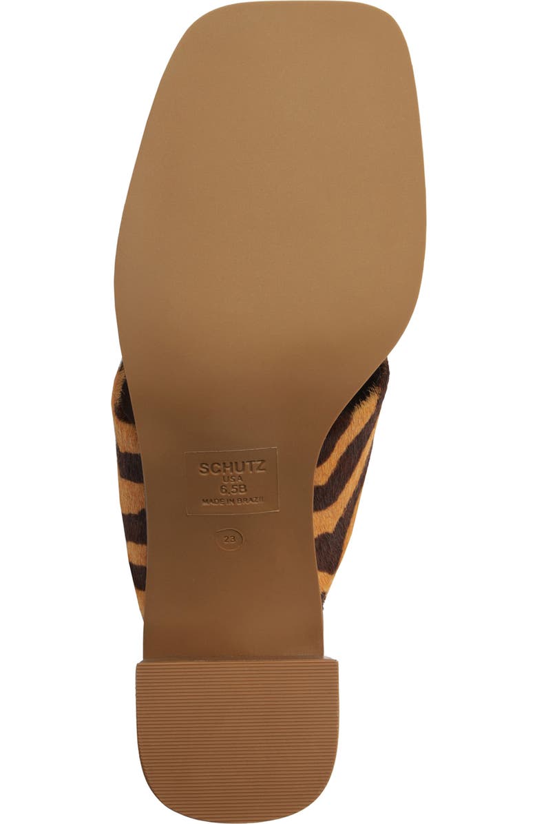 Schutz Martha Flip Flop, Alternate, color, Natural/ Pecan Brown